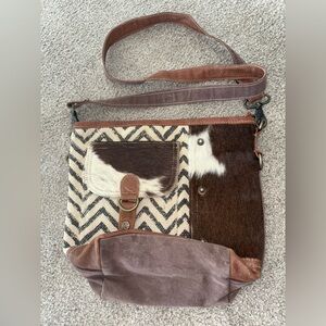 Myra Bag Cowhide Leather Purse Pre-Owned